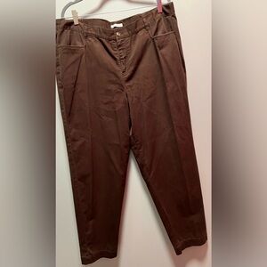 CJ Banks Brown Tailored Trousers